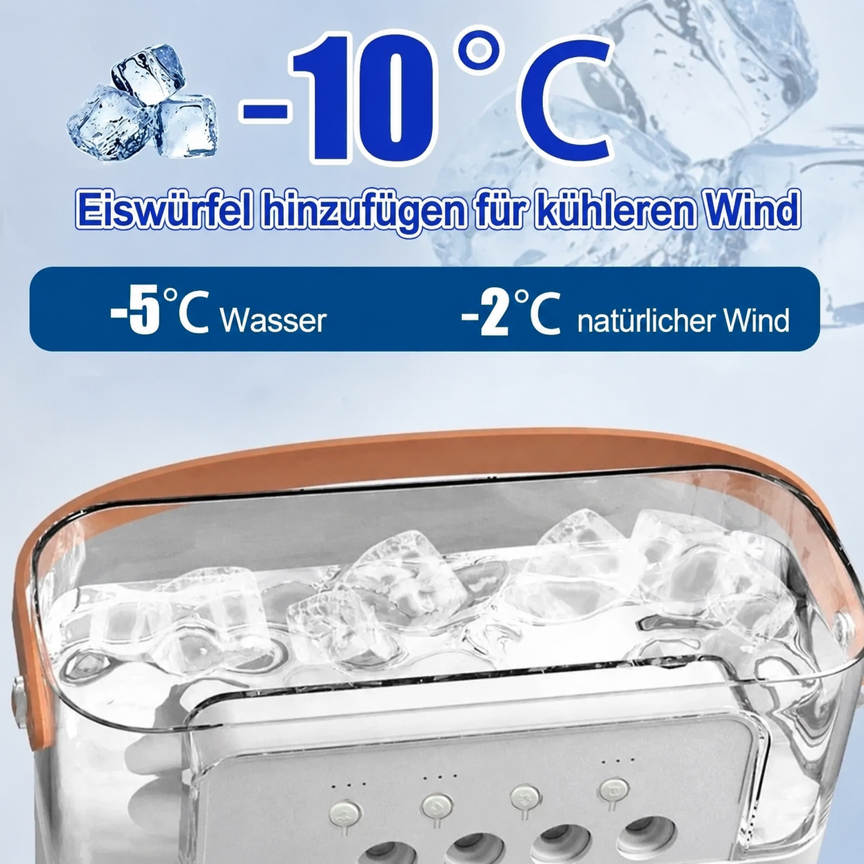 New 3-in-1 Fan, Air Conditioner, Household Mini Air Cooler, LED Night Light, Portable Humidifier, Air Adjustment Fan, Office and Home Fan