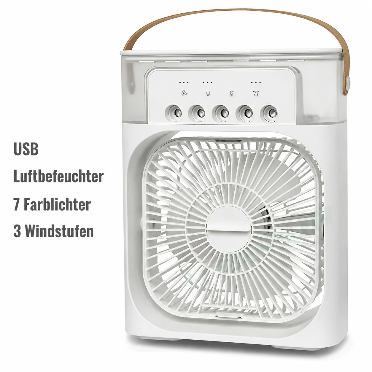 New 3-in-1 Fan, Air Conditioner, Household Mini Air Cooler, LED Night Light, Portable Humidifier, Air Adjustment Fan, Office and Home Fan
