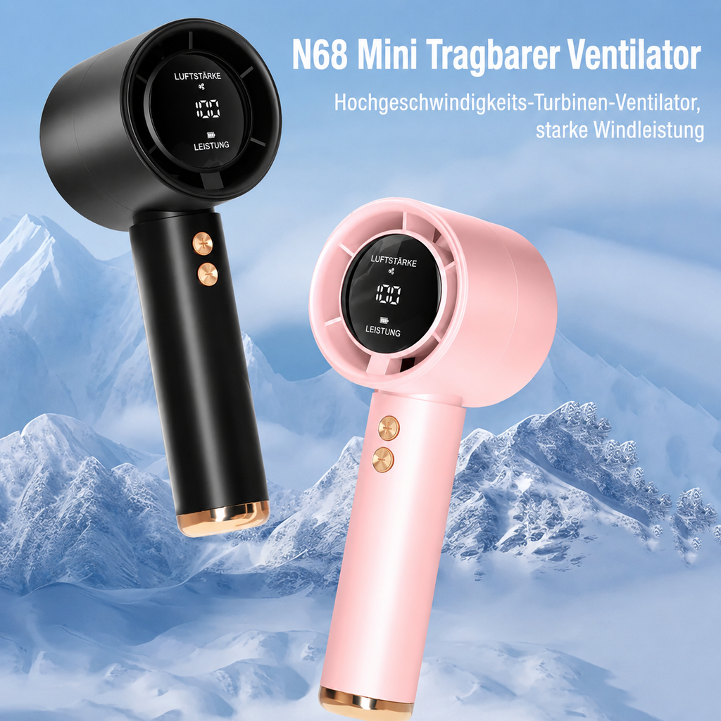 Portable Mini Handheld Fan with USB Fast Charging Function