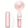 Portable Mini Fan, USB Rechargeable, 3-Speed Adjustable, Foldable Handheld Fan