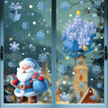 Weihnachtsmann-Fensteraufkleber